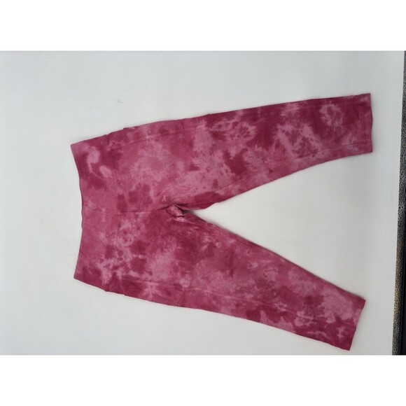 Bebe Sport Women Pink Leggings M stretchy . - Picture 5 of 10